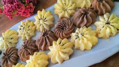 آموزش شیرینی بهشتی خانگی خوشمزه با مواد ساده